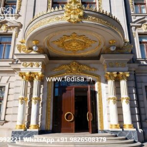 Luxury Hotel Exterior with Sophisticated Style No-10132