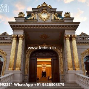 Luxury Hotel Front Architecture with Elegant Finish No-10142
