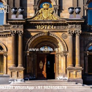 Stylish Luxury Hotel Elevation for Resorts No-10161