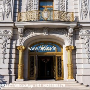 Contemporary Luxury Hotel Front Architecture No-10179
