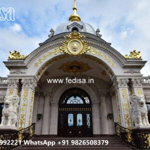 Luxury Resort Front Design with LED Lighting No-10182