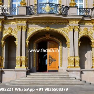 Elegant Hotel Main Gate Design for Premium Properties No-10203