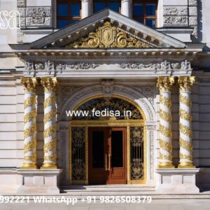 Modern Hotel Front Entrance Gate Design Concepts No-10212
