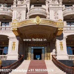 Hotel Main Gate Design with Elegant Lighting No-10214