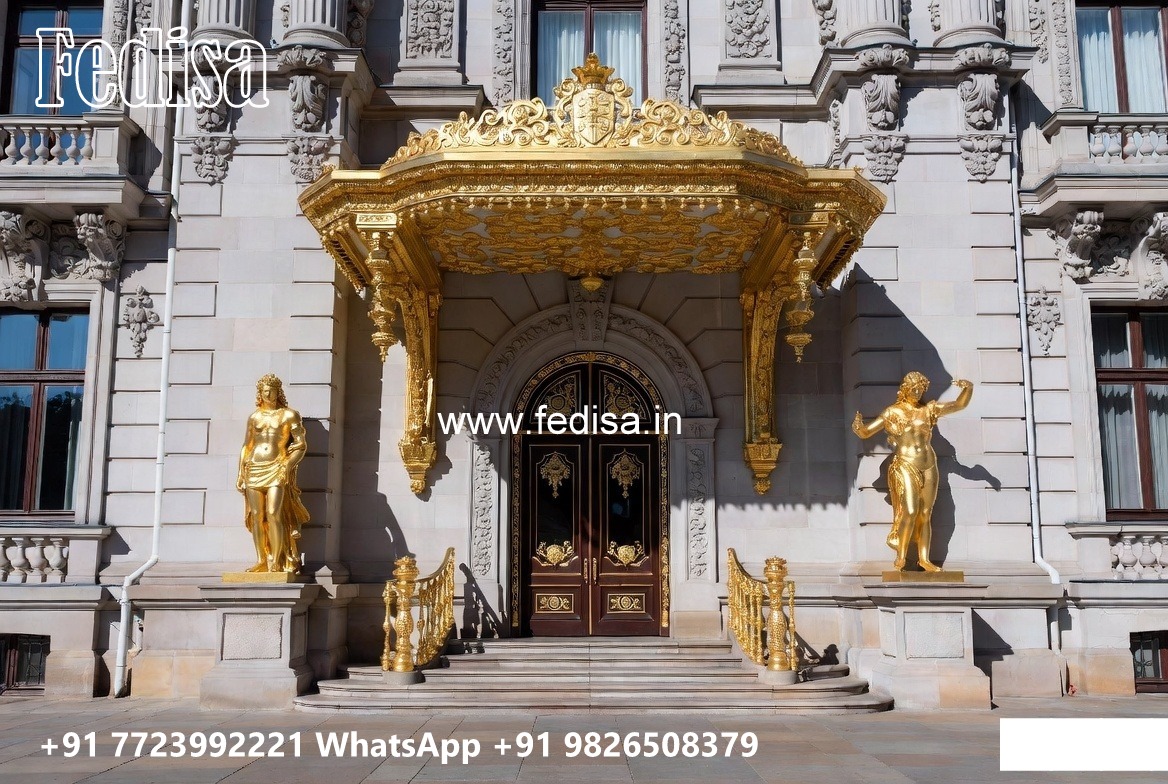 Stylish Hotel Entrance Architecture and Gate Design No-10225