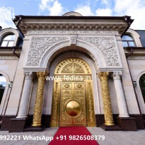 Luxury Hotel Main Gate Design with LED Lighting No-10243