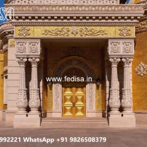 Stylish Hotel Main Gate Design for Elegant Entry No-10246