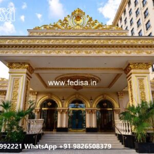 Hotel Exterior Gate Design with Premium Materials No-10247