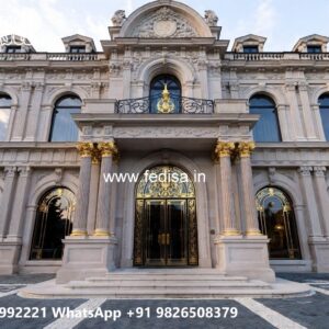 Hotel Front Entrance Design with Luxury Gate Style No-10250