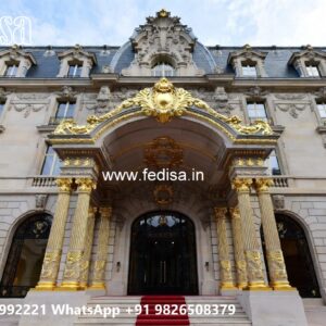 Hotel Entrance Gate Design with Modern Lighting Ideas No-10271