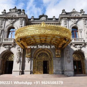 Modern Hotel Entrance Gate Design with Luxury Appeal No-10279