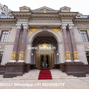 Modern Luxury Hotel Exterior Gate Design No-10283