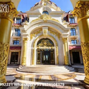 Hotel Main Entry Gate Design with Luxury Style No-10285