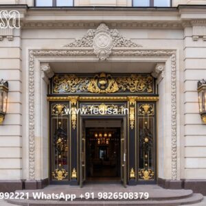 Hotel Entrance Gate Design with Royal Architecture No-10288