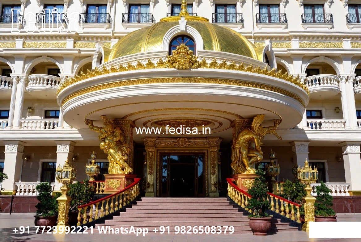 Hotel Exterior Entrance Gate Design with Grand Appeal