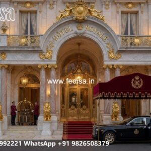 Contemporary Hotel Gate Design with Elegant Style