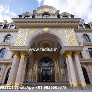 Beautiful Hotel Front View Elevation Design
