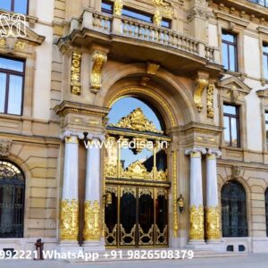 Hotel Front Elevation Design with Modern Architecture