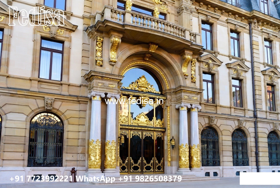 Hotel Front Elevation Design with Modern Architecture