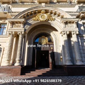 Stylish Hotel Elevation Design with LED Lighting