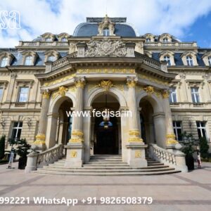 Grand Hotel Elevation Design with Elegant Detailing