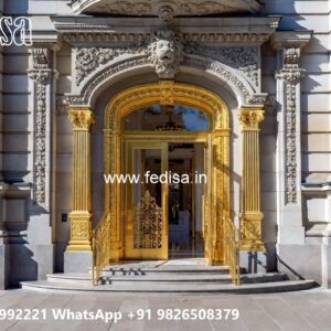 Hotel Elevation Design with Modern Balcony Style No-10329