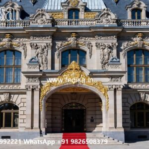 Luxury Hotel Building Front Elevation Design No-10333