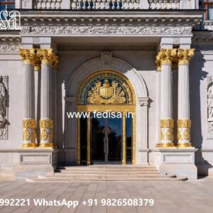 Hotel Front Elevation Design for Luxury Hospitality No-10349