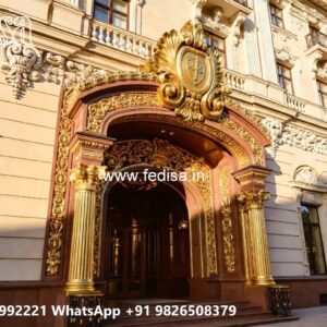 Elegant Hotel Exterior Design with Modern Features No-10352