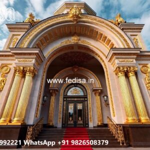 Hotel Exterior Front Design with Luxury Appeal No-10356