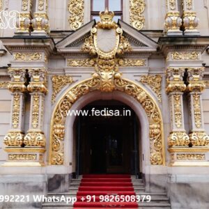 Hotel Elevation Design with Elegant Entrance No. 10358