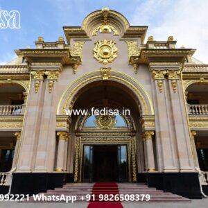 Luxury Hotel Architecture Front View Design No-10360