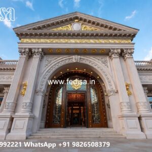 Hotel Elevation Design with Modern Window Style No-10364