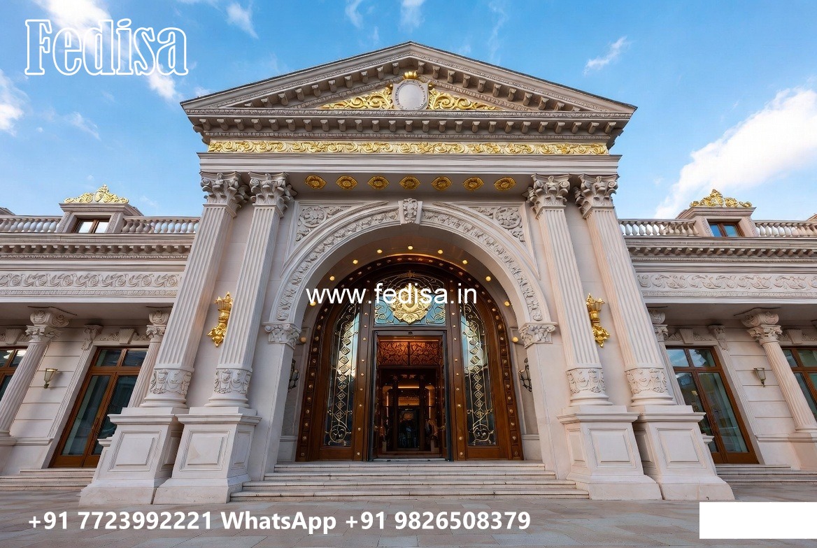 Hotel Elevation Design with Modern Window Style No-10364