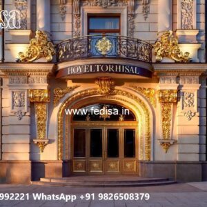 Grand Hotel Architecture Elevation Design No-10370