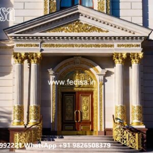 Elegant Hotel Exterior Design with Glass Panels No-10379