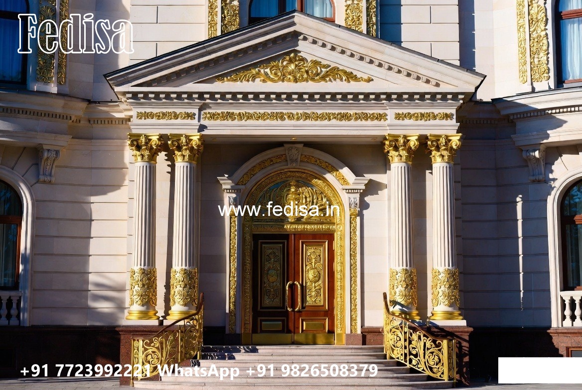 Elegant Hotel Exterior Design with Glass Panels No-10379