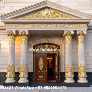 Luxury Hotel Front Elevation with LED Effects No-10381