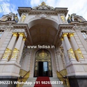Hotel Elevation Design with Premium Entrance Style No-10384