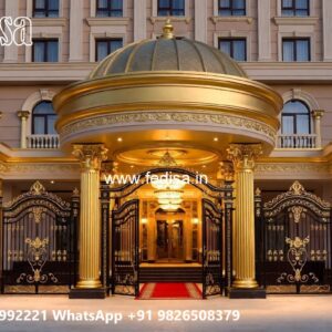 Hotel Front Architecture Design with Modern Luxury No-10394