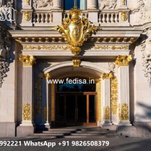 Elegant Luxury Hotel Exterior Elevation Designs No-10604