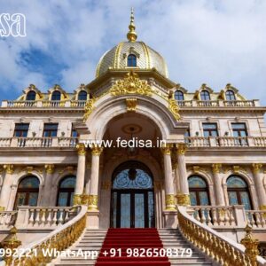 Modern Hotel Exterior Elevation with Luxury Appeal No-10611