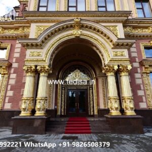 Luxury Hotel Exterior with Glass Facade No-10622