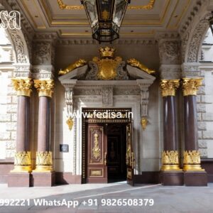 Premium Hotel Front Facade Design No-10628
