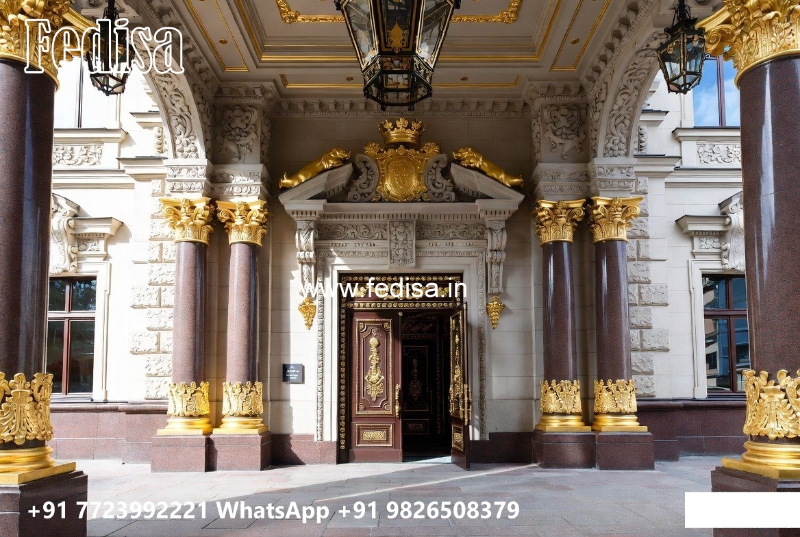 Premium Hotel Front Facade Design No-10628