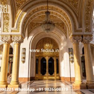 Luxury Hotel Front Elevation with Lighting No-10641