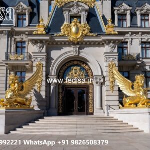Luxury Hotel Exterior with Marble Finish No-10651