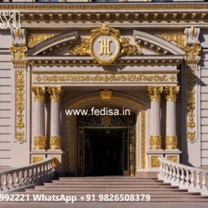Contemporary Hotel Front Elevation Luxury No-10657