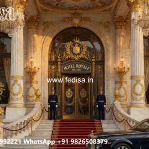 Luxury Hotel Exterior Design with Balcony No-10671