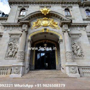 Luxury Hotel Exterior with Stone Cladding No-10677